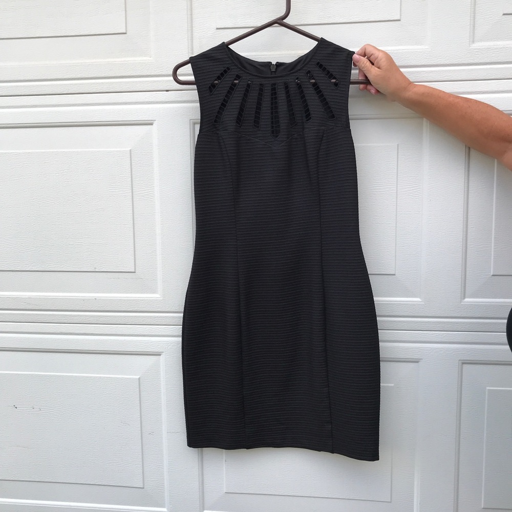 Black Ribbed Dress